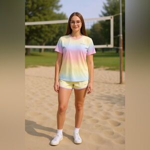 Eddie Bauer Teen Activewear Outfit – Pastel Performance Set